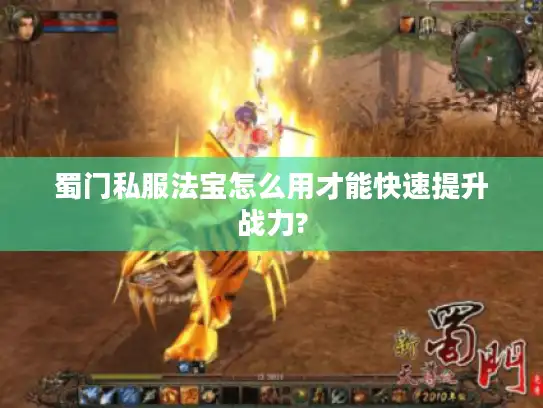 蜀门私服法宝怎么用才能快速提升战力?