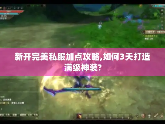 新开完美私服加点攻略,如何3天打造满级神装?