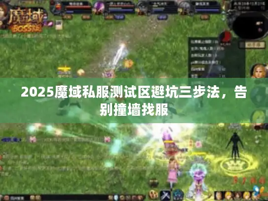 2025魔域私服测试区避坑三步法，告别撞墙找服
