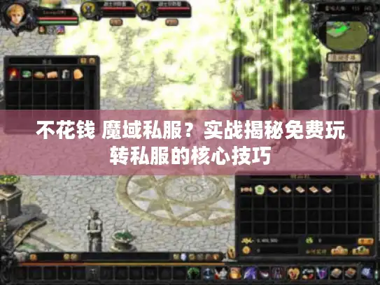 不花钱 魔域私服？实战揭秘免费玩转私服的核心技巧