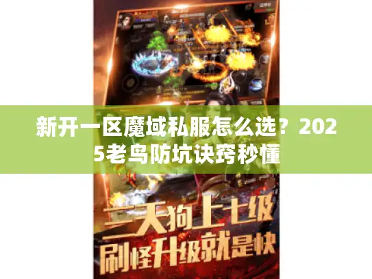 新开一区魔域私服怎么选？2025老鸟防坑诀窍秒懂