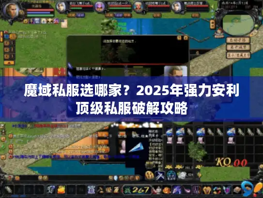 魔域私服选哪家？2025年强力安利顶级私服破解攻略