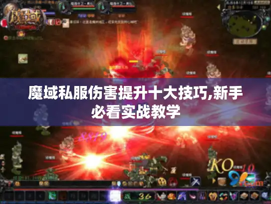 魔域私服伤害提升十大技巧,新手必看实战教学