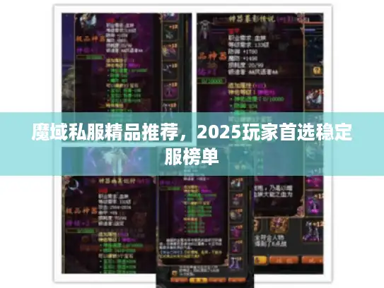 魔域私服精品推荐，2025玩家首选稳定服榜单