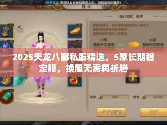 2025天龙八部私服精选，5家长期稳定服，换服无需再折腾