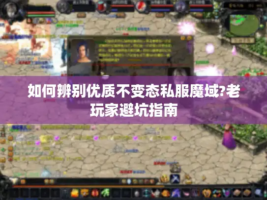 如何辨别优质不变态私服魔域?老玩家避坑指南
