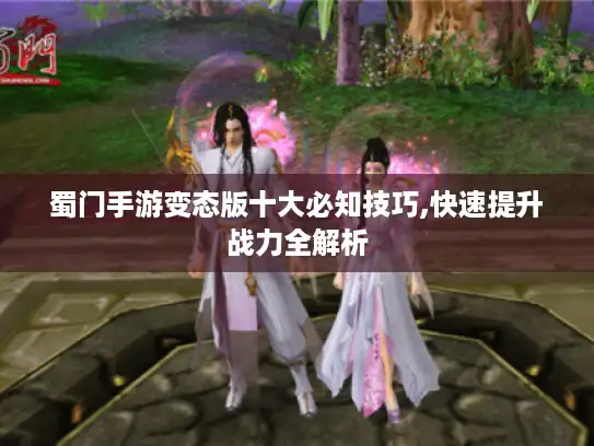 蜀门手游变态版十大必知技巧,快速提升战力全解析