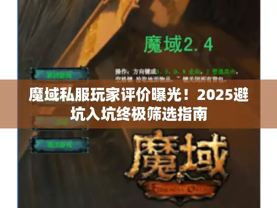 魔域私服玩家评价曝光！2025避坑入坑终极筛选指南