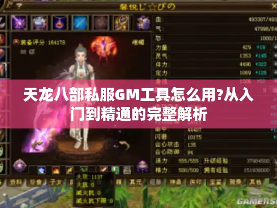 天龙八部私服GM工具怎么用?从入门到精通的完整解析