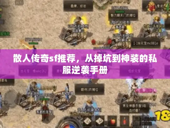 散人传奇sf推荐,从掉坑到神装的私服逆袭手册 散人传奇sf推荐,从掉坑到神装的私服逆袭手册