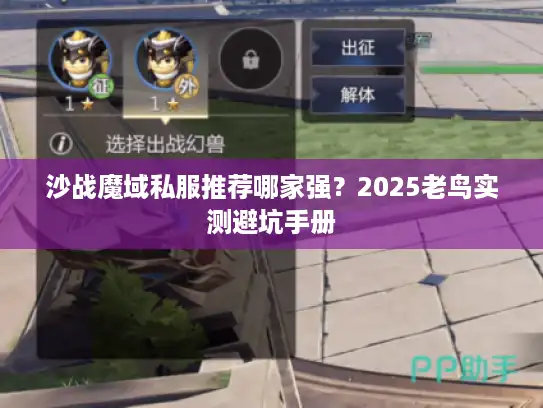 沙战魔域私服推荐哪家强？2025老鸟实测避坑手册