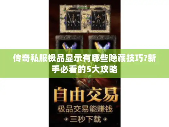 传奇私服极品显示有哪些隐藏技巧?新手必看的5大攻略