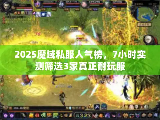 2025魔域私服人气榜,7小时实测筛选3家真正耐玩服 2025魔域私服人气榜,7小时实测筛选3家真正耐玩服