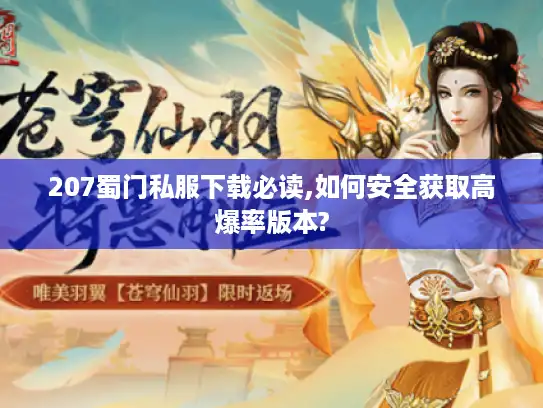 207蜀门私服下载必读,如何安全获取高爆率版本?