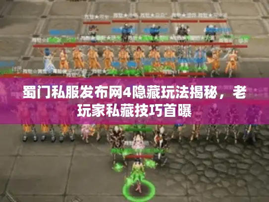 蜀门私服发布网4隐藏玩法揭秘，老玩家私藏技巧首曝