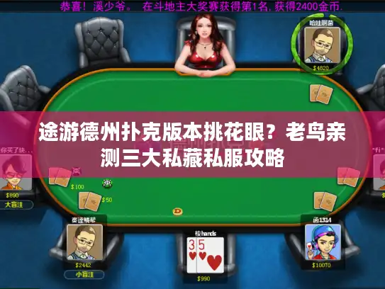 途游德州扑克版本挑花眼?老鸟亲测三大私藏私服攻略 途游德州扑克版本挑花眼?老鸟亲测三大私藏私服攻略