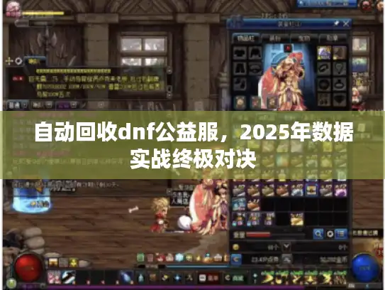 自动回收dnf公益服，2025年数据实战终极对决