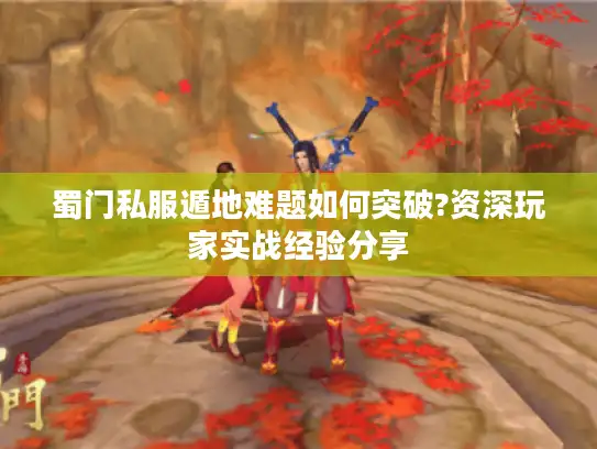 蜀门私服遁地难题如何突破?资深玩家实战经验分享