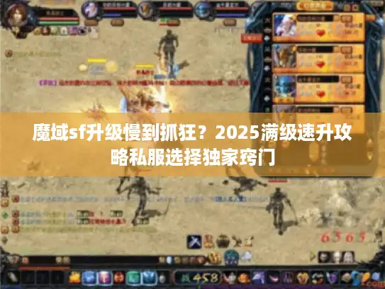 魔域sf升级慢到抓狂？2025满级速升攻略私服选择独家窍门