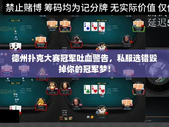 德州扑克大赛冠军吐血警告，私服选错毁掉你的冠军梦！