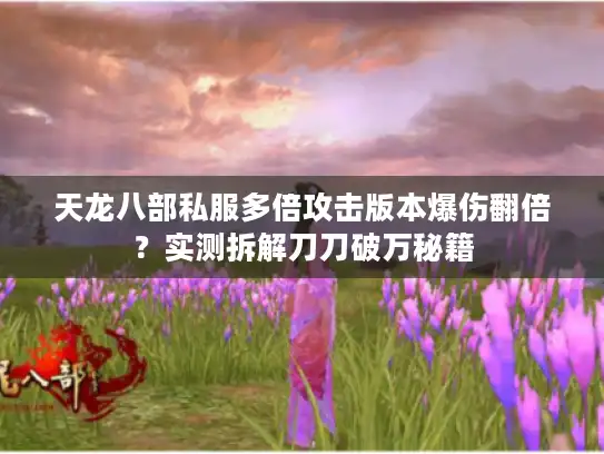 天龙八部私服多倍攻击版本爆伤翻倍？实测拆解刀刀破万秘籍