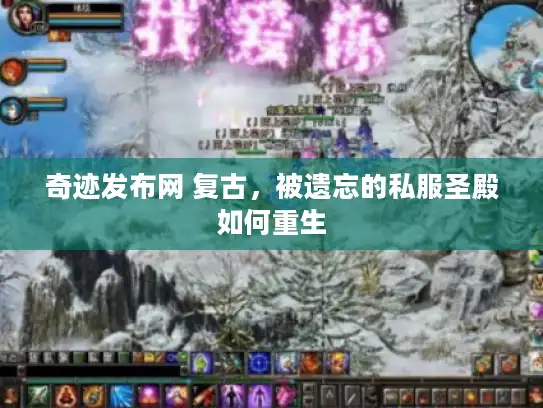 奇迹发布网 复古，被遗忘的私服圣殿如何重生