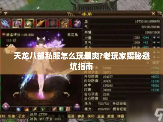 天龙八部私服怎么玩最爽?老玩家揭秘避坑指南 天龙八部私服怎么玩最爽?老玩家揭秘避坑指南