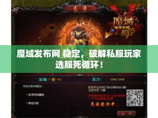 魔域发布网 稳定，破解私服玩家选服死循环！