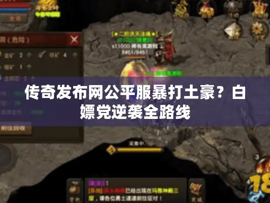 传奇发布网公平服暴打土豪？白嫖党逆袭全路线
