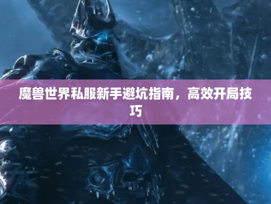 魔兽世界私服新手避坑指南，高效开局技巧