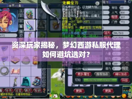 资深玩家揭秘，梦幻西游私服代理如何避坑选对？