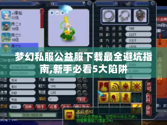 梦幻私服公益服下载最全避坑指南,新手必看5大陷阱