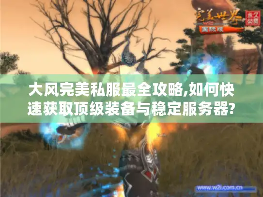 大风完美私服最全攻略,如何快速获取顶级装备与稳定服务器?