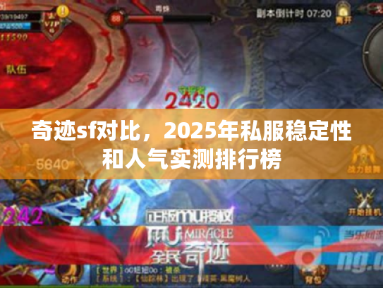 奇迹sf对比，2025年私服稳定性和人气实测排行榜