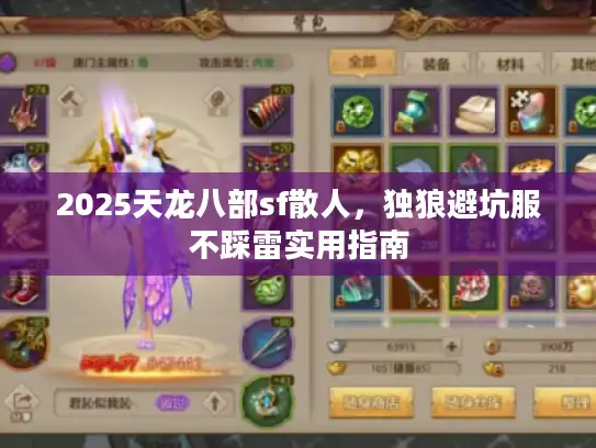 2025天龙八部sf散人，独狼避坑服不踩雷实用指南