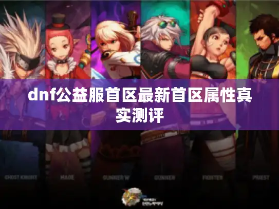 dnf公益服首区最新首区属性真实测评