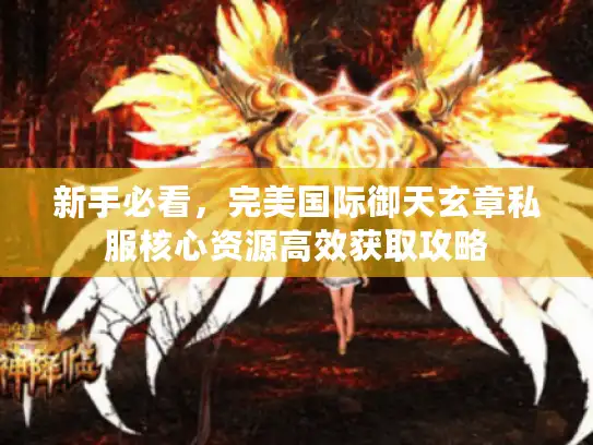 新手必看,完美国际御天玄章私服核心资源高效获取攻略 新手必看,完美国际御天玄章私服核心资源高效获取攻略