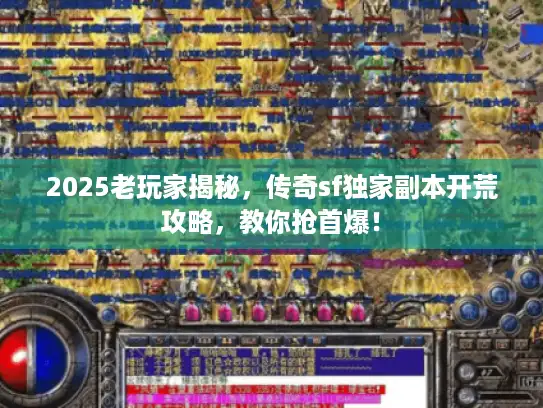 2025老玩家揭秘，传奇sf独家副本开荒攻略，教你抢首爆！