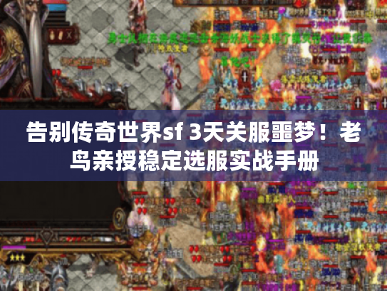 告别传奇世界sf 3天关服噩梦！老鸟亲授稳定选服实战手册
