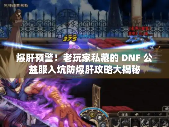爆肝预警！老玩家私藏的 DNF 公益服入坑防爆肝攻略大揭秘
