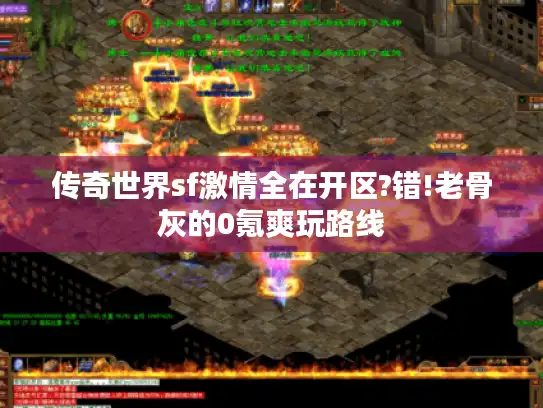 传奇世界sf激情全在开区?错!老骨灰的0氪爽玩路线