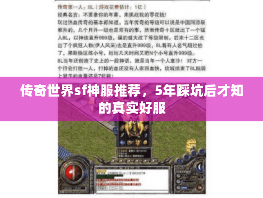 传奇世界sf神服推荐,5年踩坑后才知的真实好服 传奇世界sf神服推荐,5年踩坑后才知的真实好服