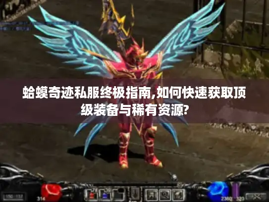 蛤蟆奇迹私服终极指南,如何快速获取顶级装备与稀有资源?