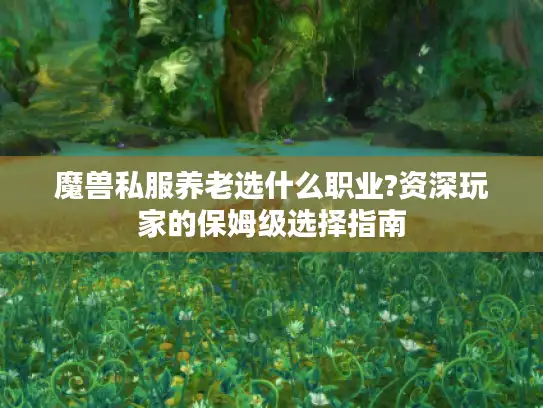 魔兽私服养老选什么职业?资深玩家的保姆级选择指南
