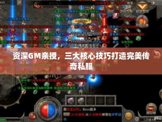 资深GM亲授，三大核心技巧打造完美传奇私服