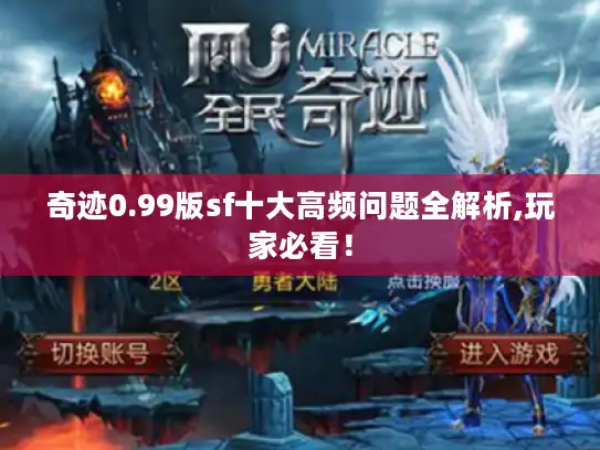 奇迹0.99版sf十大高频问题全解析,玩家必看! 奇迹0.99版sf十大高频问题全解析,玩家必看!