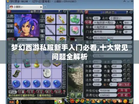 梦幻西游私服新手入门必看,十大常见问题全解析