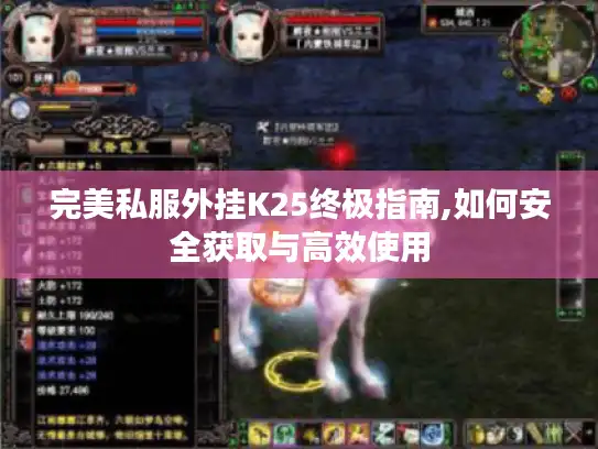 完美私服外挂K25终极指南,如何安全获取与高效使用