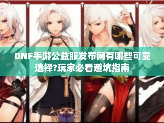 DNF手游公益服发布网有哪些可靠选择?玩家必看避坑指南