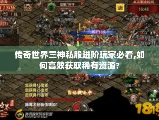 传奇世界三神私服进阶玩家必看,如何高效获取稀有资源?